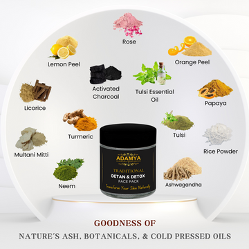 TRADITIONAL DETAN AND DETOX FACE PACK